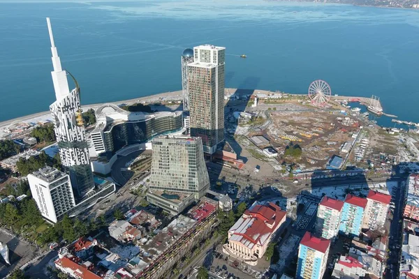 Batumi Geórgia Janeiro 2021 Vista Aérea Cidade — Fotografia de Stock