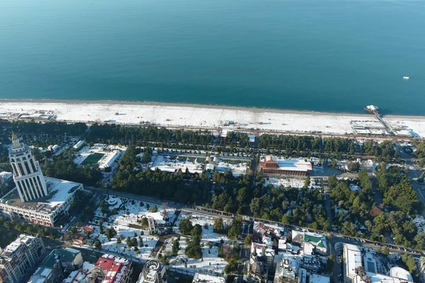 Batumi Georgien Januar 2021 Luftaufnahme Der Stadt — Stockfoto