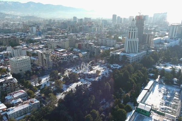 stock image Batumi, Georgia - January 22, 2021: Aerial view of the city