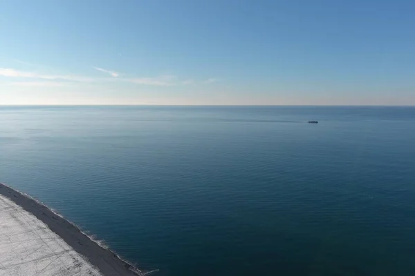 Вид Воздуха Черное Море — стоковое фото