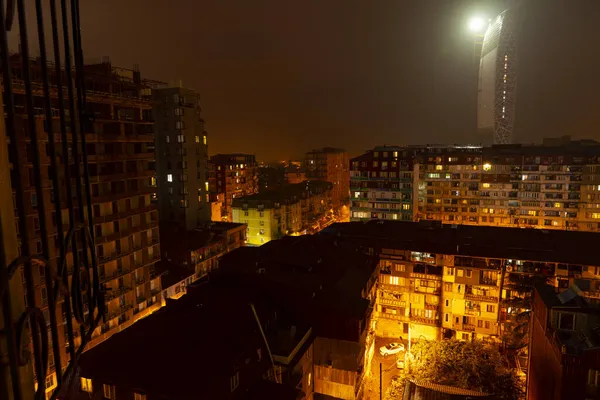 Batoumi Nuit Sous Pluie Adjara Géorgie — Photo
