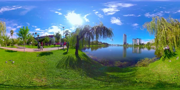 Batumi Georgië Oktober 2021 Central Park Panorama 360 — Stockfoto