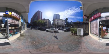 Batum, Gürcistan - 21 Eylül 2021: Galaksi Kitabı, Panorama 360 girişi