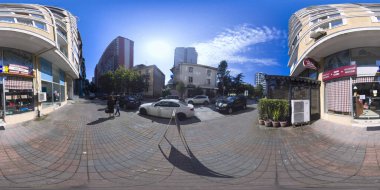 Batum, Gürcistan - 21 Eylül 2021: Galaksi Kitabı, Panorama 360 girişi