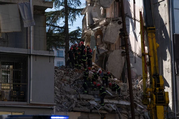Batumi Georgia Október 2021 Ház Összeomlása Május Mentőakció — Stock Fotó
