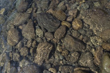 Sudaki taş formunda arkaplan