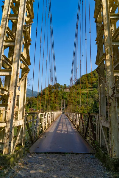 Hangbrug Rivier — Stockfoto