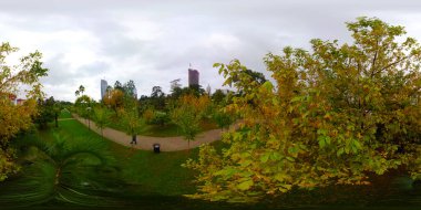 6 Mayıs 'ta Batumi, Gürcistan, Adjara, Panorama 360' da park edin.