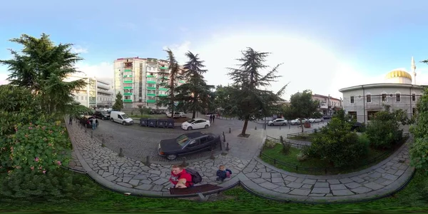 格鲁吉亚巴统 2021年10月3日 360幅旧城全景 — 图库照片