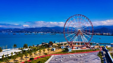 Batumi, Gürcistan - 23 Nisan 2021: Seddin manzarası