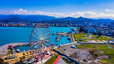 Batumi, Gürcistan - 23 Nisan 2021: Seddin manzarası