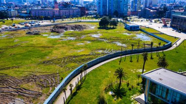 Batumi, Gürcistan - 23 Nisan 2021: Seddin manzarası