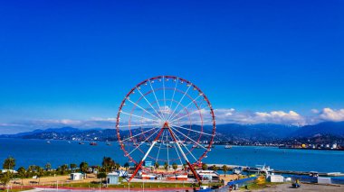 Batumi, Gürcistan - 23 Nisan 2021: Seddin manzarası