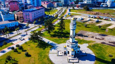 Batumi, Gürcistan - 23 Nisan 2021: Seddin manzarası