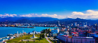 Batumi, Gürcistan - 23 Nisan 2021: Seddin manzarası