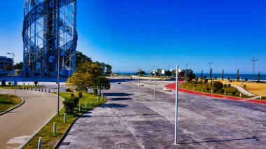 Batumi, Gürcistan - 23 Nisan 2021: Seddin manzarası