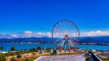 Batumi, Gürcistan - 23 Nisan 2021: Seddin manzarası