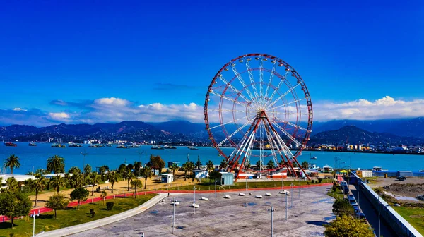 Batumi Geórgia Abril 2021 Vista Aérea Aterro — Fotografia de Stock