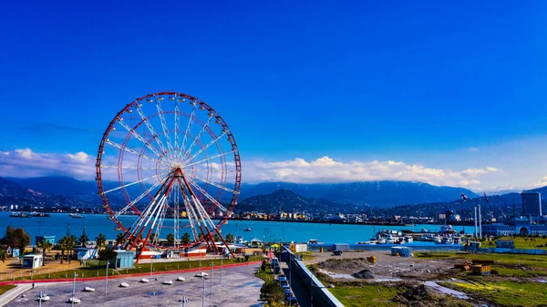 Batumi Geórgia Abril 2021 Vista Aérea Aterro — Fotografia de Stock