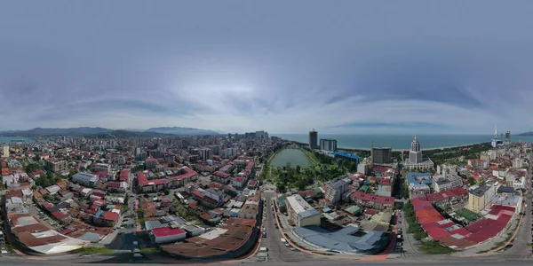 Batumi Georgia Ottobre 2021 360 Panorama Della Città — Foto Stock