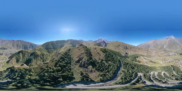 360 Panorama Montaña Vista Aérea —  Fotos de Stock