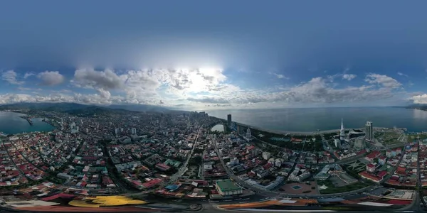 Батумі Грузія Жовтня 2021 360 Панорама Міста — стокове фото