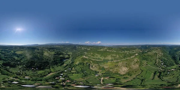 360 Panorama Imereti Georgia Vista Aérea —  Fotos de Stock