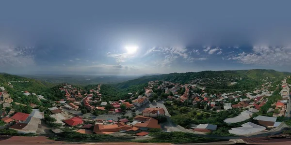 Sighnaghi Georgien Oktober 2021 360 Panorama Över Staden — Stockfoto
