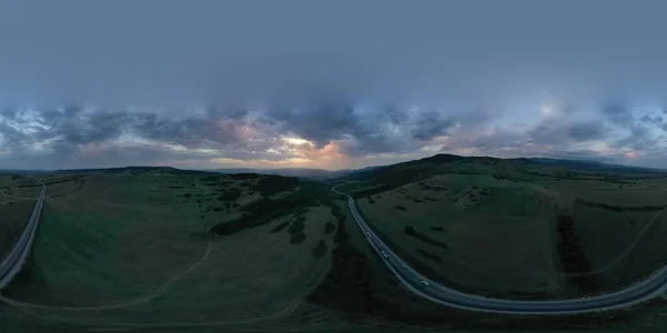 360 Панорамна Доріжка Ввечері — стокове фото