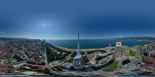 Batumi Gruzie Října 2021 Panorama 360 Památek Města — Stock fotografie