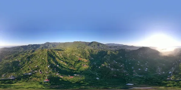 360 Panorama Aldeia Montanha — Fotografia de Stock