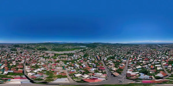 Gori Georgia Agosto 2020 360 Panorama Ciudad — Foto de Stock