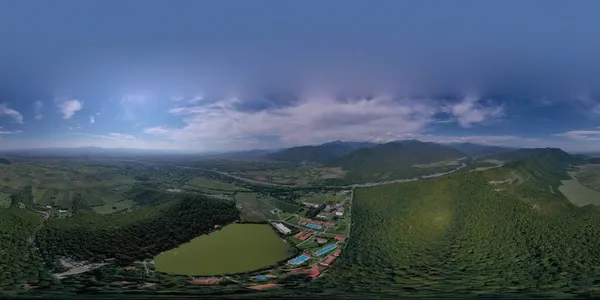 360 Panorama Del Lago Lopota Kakheti Georgia —  Fotos de Stock