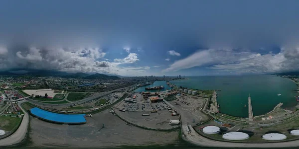 格鲁吉亚 2020年5月20日 360幅全市全景 — 图库照片