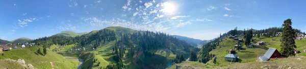 Bakhmaro Vesnice Jeden Nejkrásnějších Horských Středisek Gruzie — Stock fotografie