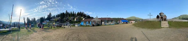 Bakhmaro Dorf Einer Der Schönsten Bergorte Georgiens — Stockfoto