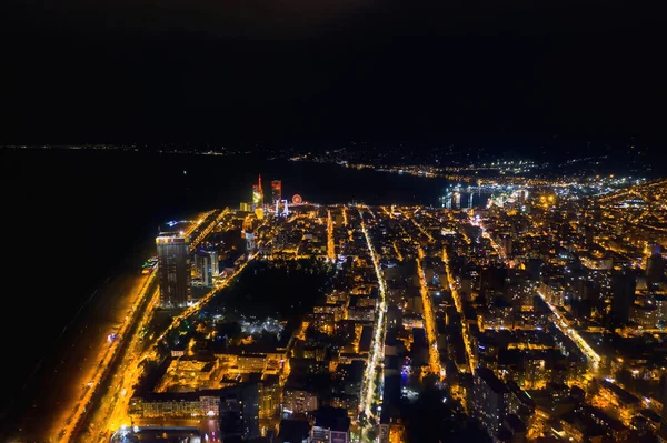 Batum Gürcistan Ağustos 2020 Ile Gece Şehri — Stok fotoğraf