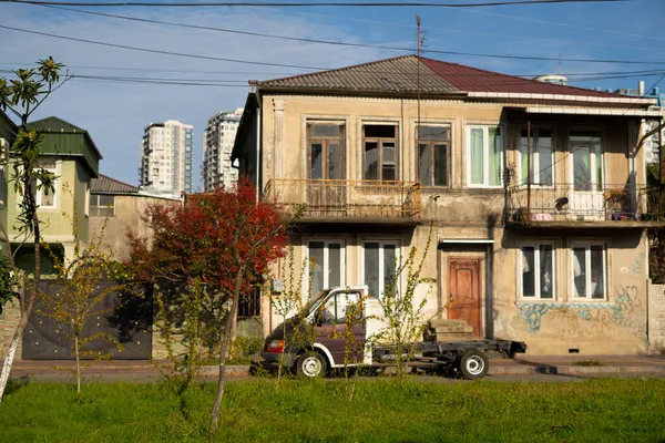Batumi Géorgie Novembre 2021 Rue Ville Automne — Photo