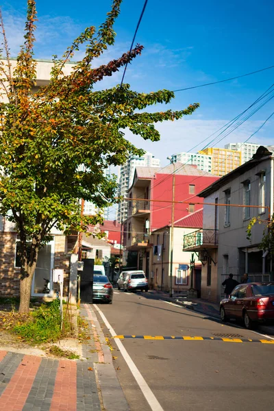 Batumi Georgië November 2021 Straat Herfst — Stockfoto