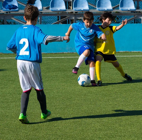 Batumi Gruzja Listopada 2021 Dziecięcy Festiwal Piłki Nożnej — Zdjęcie stockowe