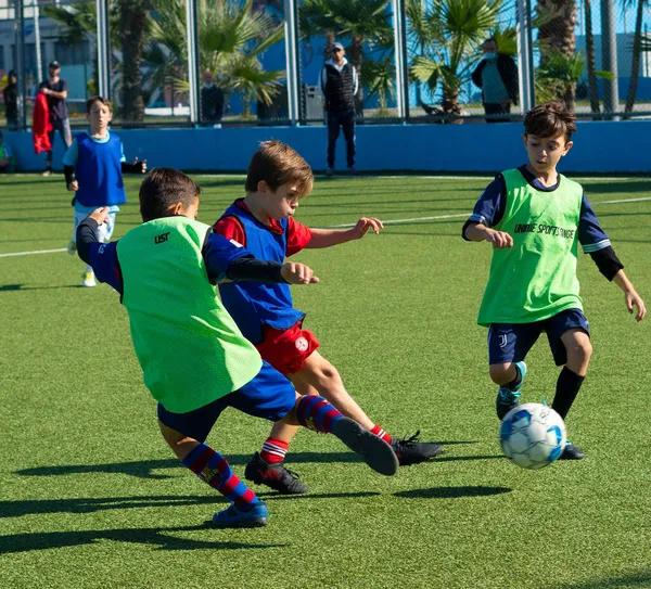 Batumi Geórgia Novembro 2021 Festival Futebol Infantil — Fotografia de Stock