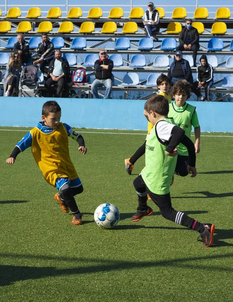 ジョージア州バトゥミ 2021年11月4日子供サッカーフェスティバル — ストック写真