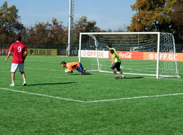 Zugdidi Georgia Novembre 2021 Master League Amateur Soccer — Foto Stock