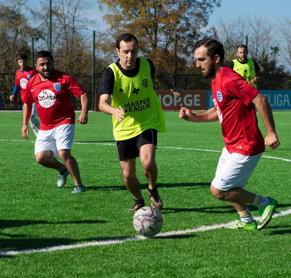 Zugdidi Gruzja Listopada 2021 Master League Amateur Soccer — Zdjęcie stockowe