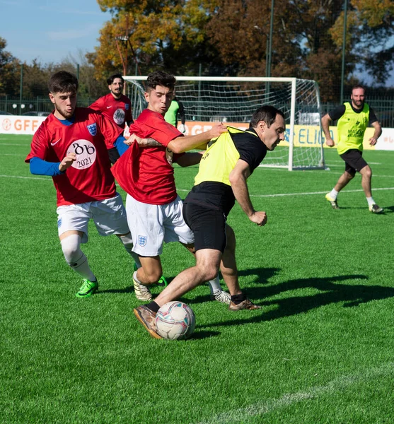 Zugdidi Georgia November 2021 Master League Amateur Soccer — 스톡 사진