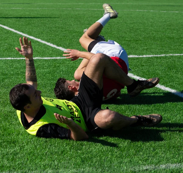 Zugdidi, Gürcistan - 6 Kasım 2021: Amatör Futbol Ligi