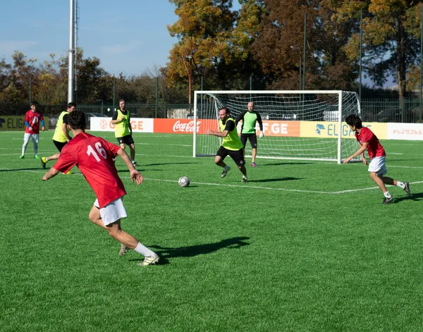 Zugdidi Geórgia Novembro 2021 Master League Amateur Soccer — Fotografia de Stock