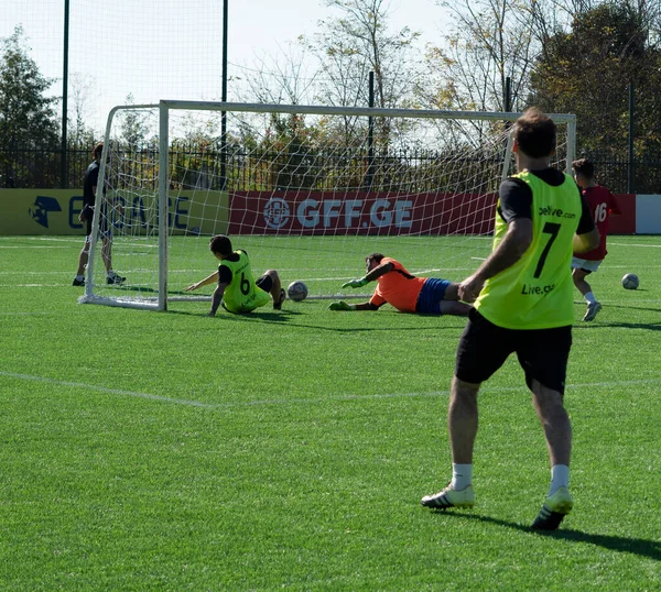 Zugdidi Geórgia Novembro 2021 Master League Amateur Soccer — Fotografia de Stock