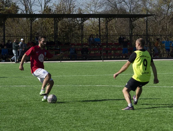 Zugdidi, Gürcistan - 6 Kasım 2021: Amatör Futbol Ligi