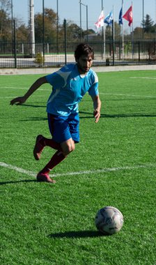 Zugdidi, Gürcistan - 6 Kasım 2021: Amatör Futbol Ligi